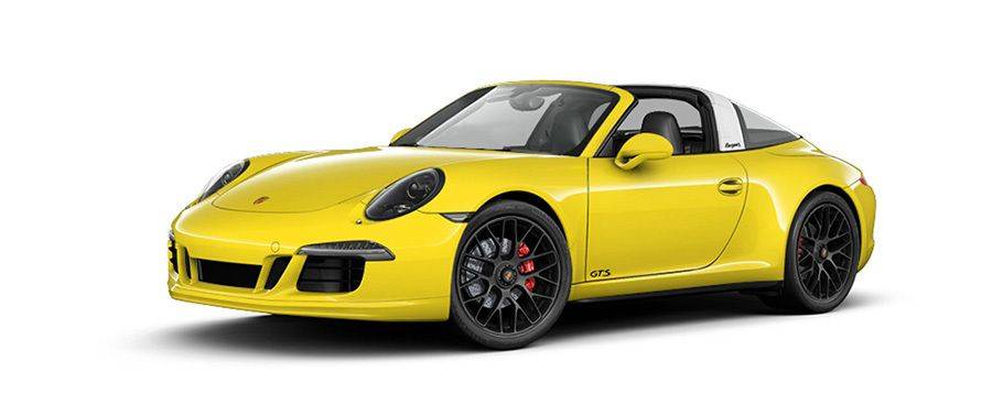 Porsche 911 Targa 4 GTS Racing Yellow Porsche 911 Targa 4 GTS Racing Yellow