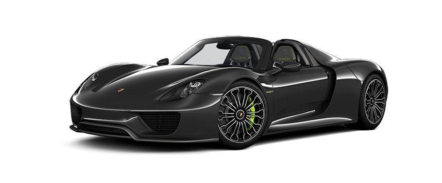 Porsche 918 Spyder Basalt Black Metallic Porsche 918 Spyder Basalt Black Metallic