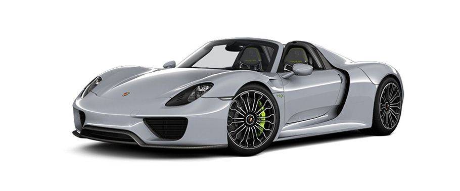 Porsche 918 Spyder Liquid Metal Silver Porsche 918 Spyder Liquid Metal Silver