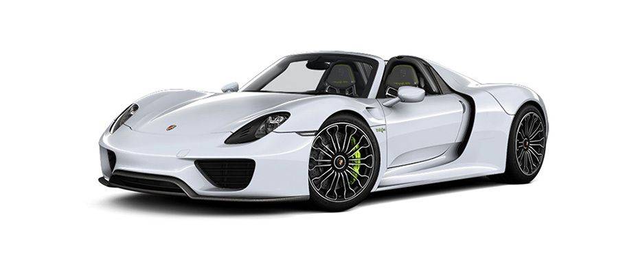 Porsche 918 Spyder Rhodium Silver Metallic Porsche 918 Spyder Rhodium Silver Metallic