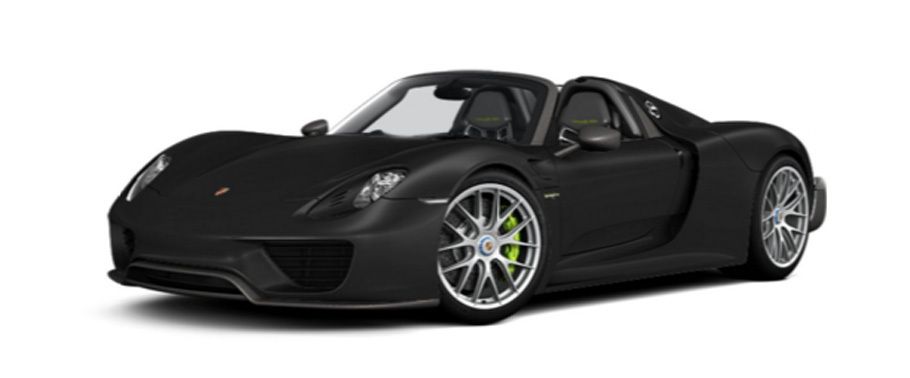 Porsche 918 Spyder Weissach package Basalt Black Metallic Porsche 918 Spyder Weissach package Basalt Black Metallic