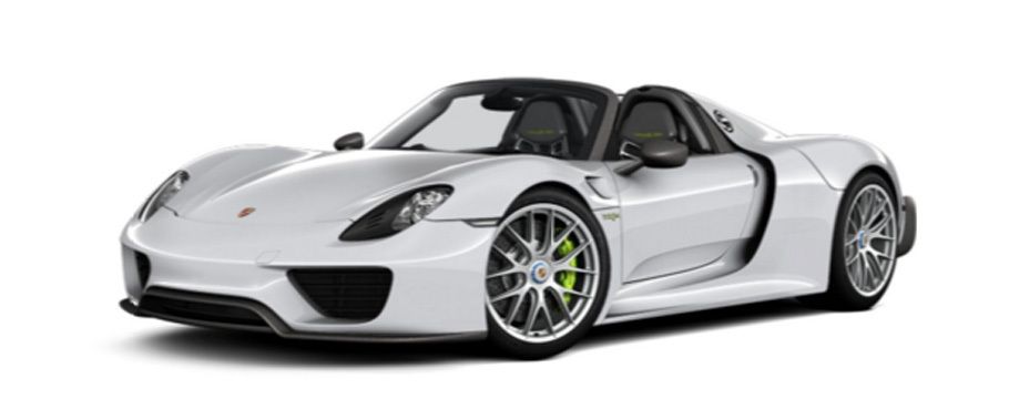 Porsche 918 Spyder Weissach package Gt Silver Metallic Porsche 918 Spyder Weissach package Gt Silver Metallic
