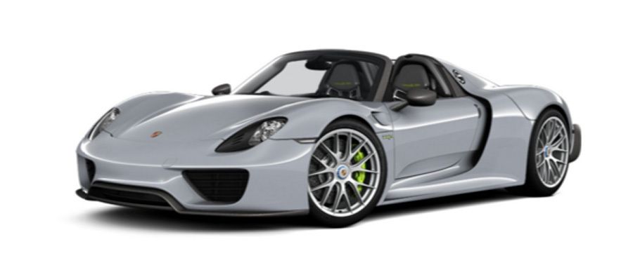 Porsche 918 Spyder Weissach package Liquid Metal Silver Porsche 918 Spyder Weissach package Liquid Metal Silver