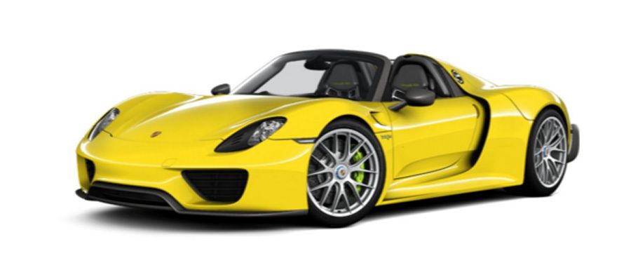 Porsche 918 Spyder Weissach package Racing Yellow Porsche 918 Spyder Weissach package Racing Yellow