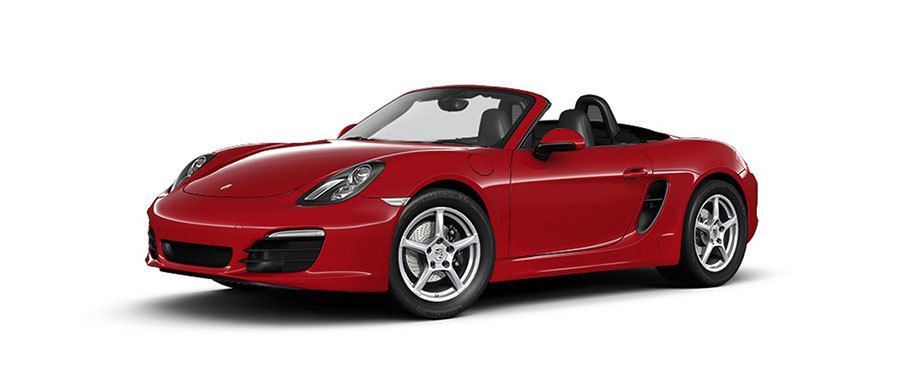 Porsche Boxster Carmine Red