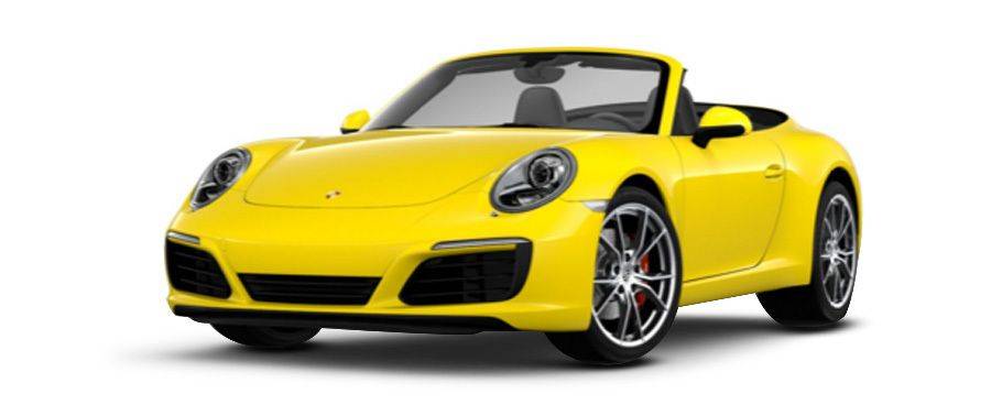 Porsche 911 Carrera S Cabriolet Racing Yellow Porsche 911 Carrera S Cabriolet Racing Yellow