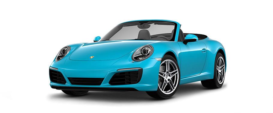 Porsche 911 Carrera Cabriolet Miami Blue