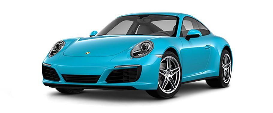 Porsche 911 Carrera 4 Miami Blue