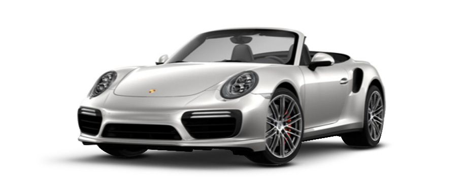 Porsche 911 Turbo S Cabriolet Gt Silver Metallic