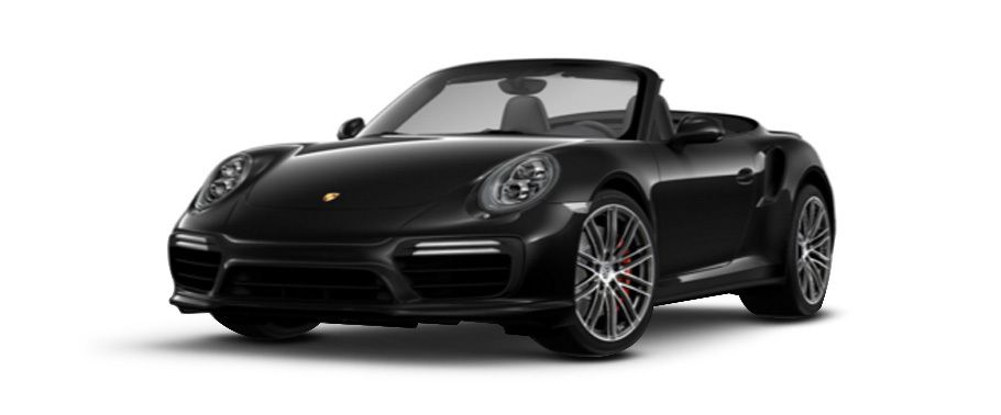 Porsche 911 Turbo S Cabriolet Jet Black Metallic