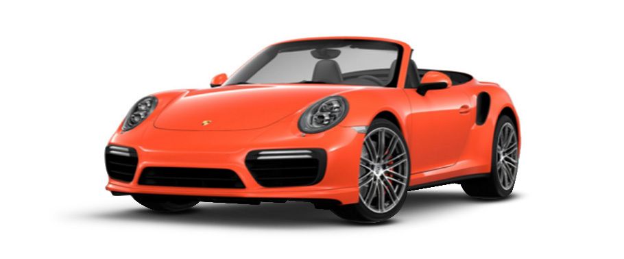 Porsche 911 Turbo S Cabriolet Lava Orange