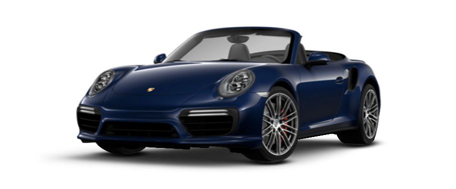 Porsche 911 Turbo S Cabriolet Night Blue Metallic