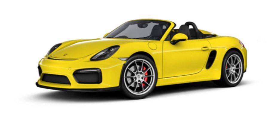Porsche Boxster Spyder Racing Yellow Porsche Boxster Spyder Racing Yellow