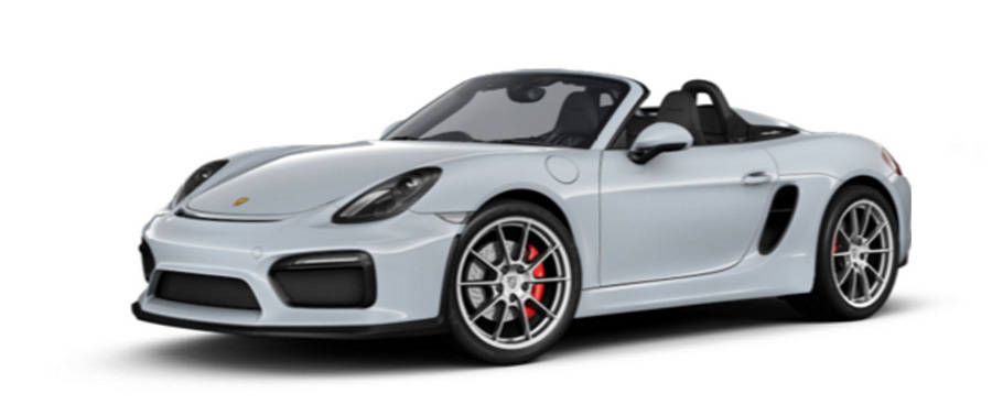 Porsche Boxster Spyder Rhodium Silver Metallic Porsche Boxster Spyder Rhodium Silver Metallic
