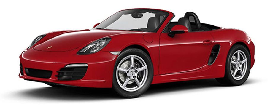 Porsche Boxster Carmine Red