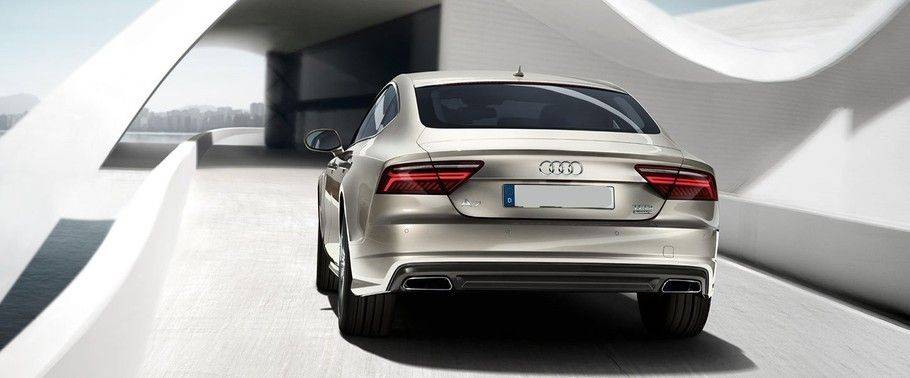 Full Rear View of Audi A7 Sportback Full Rear View of Audi A7 Sportback