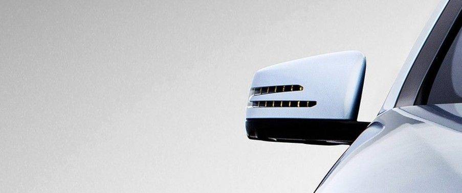 Mercedes-Benz E Class Saloon Drivers Side Mirror Front Angle Mercedes-Benz E Class Saloon Drivers Side Mirror Front Angle