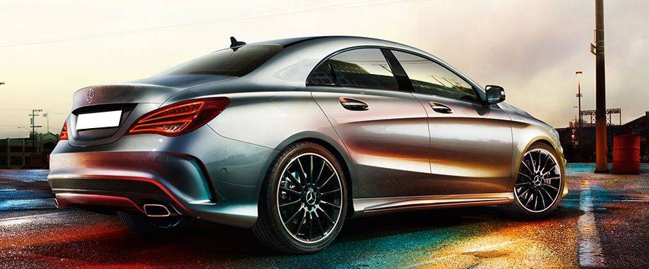 CLA Class Rear angle view CLA Class Rear angle view
