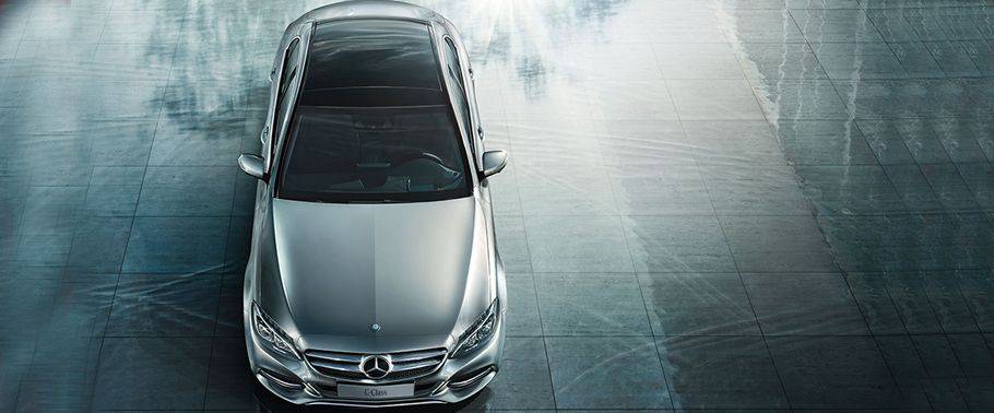 Top View of C Class Sedan Top View of C Class Sedan
