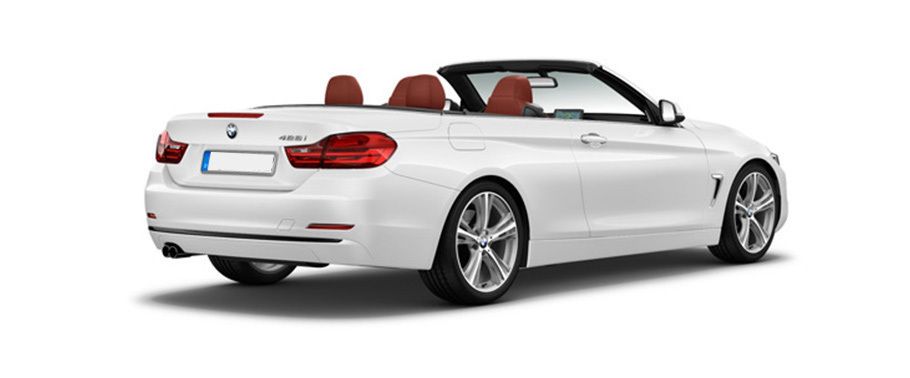 4 Series Convertible Rear Low Angle View