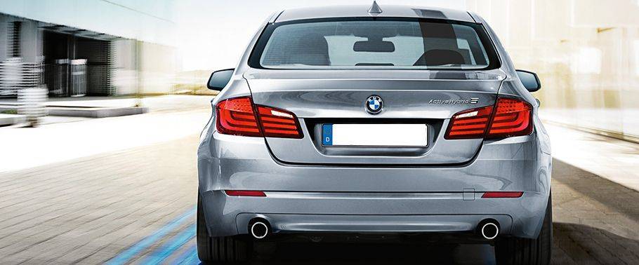 Full Rear View of BMW Active Hybrid 5 Full Rear View of BMW Active Hybrid 5