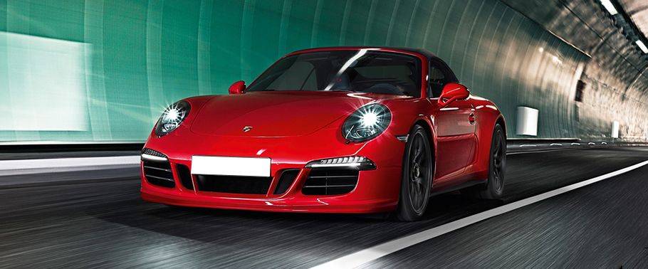 Porsche 911 Carrera 4 GTS Front Angle High View Porsche 911 Carrera 4 GTS Front Angle High View