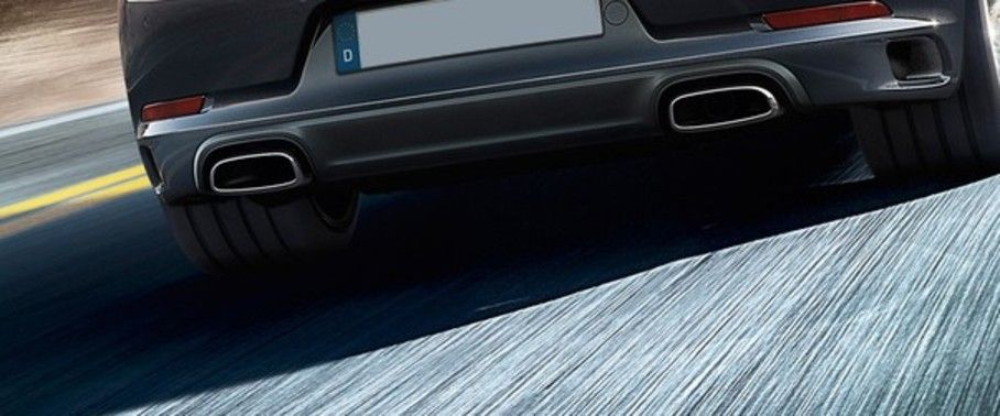 Exhaust Pipe of Porsche 911 Carrera 4 Cabriolet Exhaust Pipe of Porsche 911 Carrera 4 Cabriolet