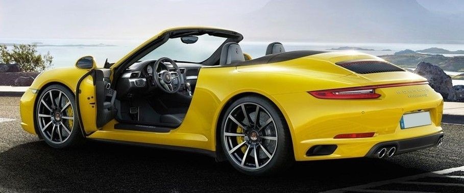 911 Carrera 4S Cabriolet Side view 911 Carrera 4S Cabriolet Side view