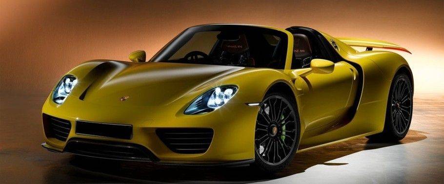 Porsche 918 Spyder Side Medium View Porsche 918 Spyder Side Medium View