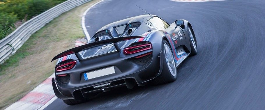 918 Spyder Weissach package Rear Low Angle View 918 Spyder Weissach package Rear Low Angle View