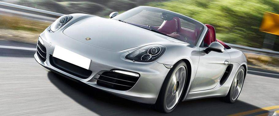 Porsche Boxster s Front Angle High View Porsche Boxster s Front Angle High View
