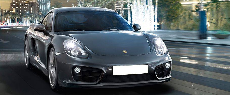 Porsche Cayman Front Medium View Porsche Cayman Front Medium View
