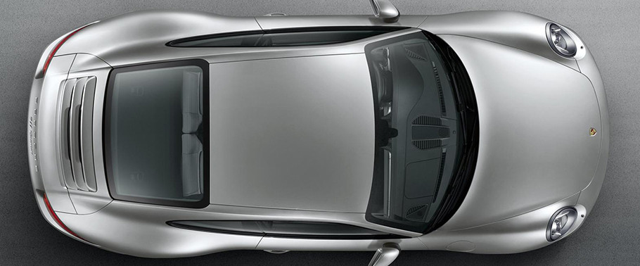 Top View of 911 Carrera Top View of 911 Carrera