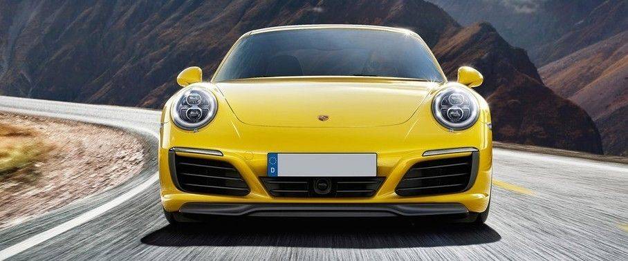 Full Front View of 911 Carrera 4S Full Front View of 911 Carrera 4S
