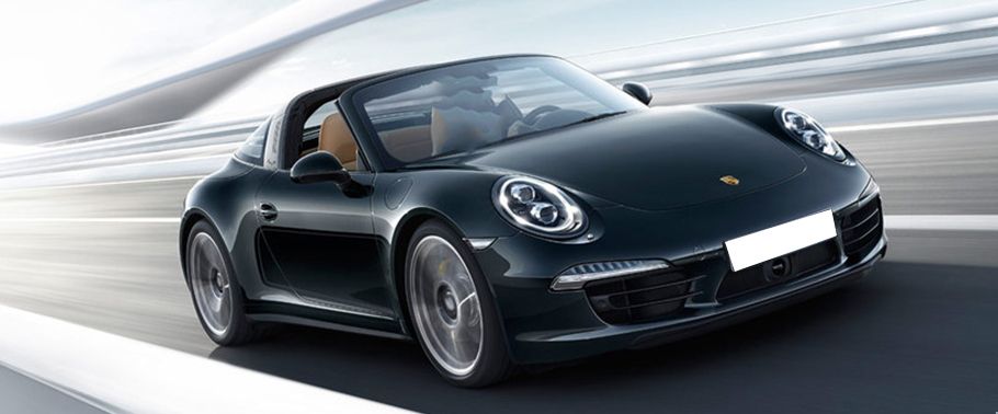 Porsche 911 Targa 4S Front Medium View Porsche 911 Targa 4S Front Medium View