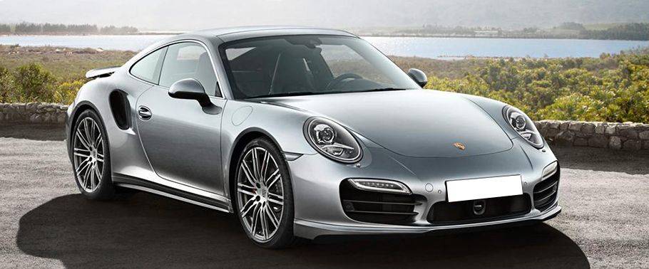 Porsche 911 Turbo Front Medium View Porsche 911 Turbo Front Medium View