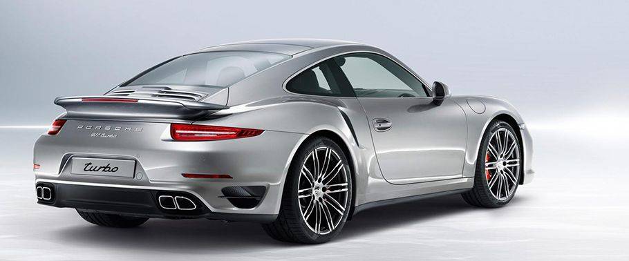 911 Turbo Rear angle view 911 Turbo Rear angle view