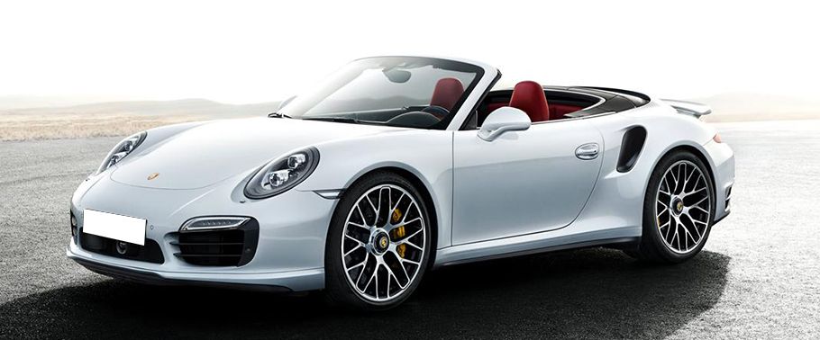 Porsche 911 Turbo S Cabriolet Side Medium View
