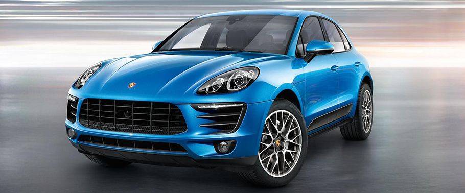Porsche Macan S Front Angle High View Porsche Macan S Front Angle High View