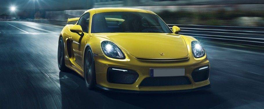 Cayman GT4 Medium Angle Front View Cayman GT4 Medium Angle Front View