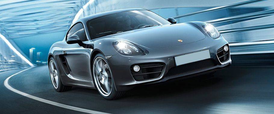 Porsche Cayman Front Medium View Porsche Cayman Front Medium View