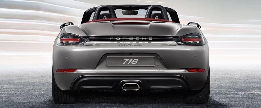 Full Rear View of Porsche 718 Full Rear View of Porsche 718