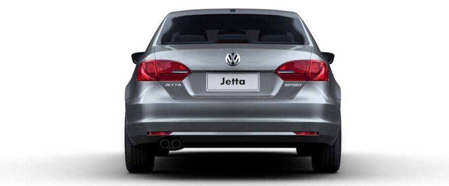 Full Rear View of Volkswagen Jetta Full Rear View of Volkswagen Jetta