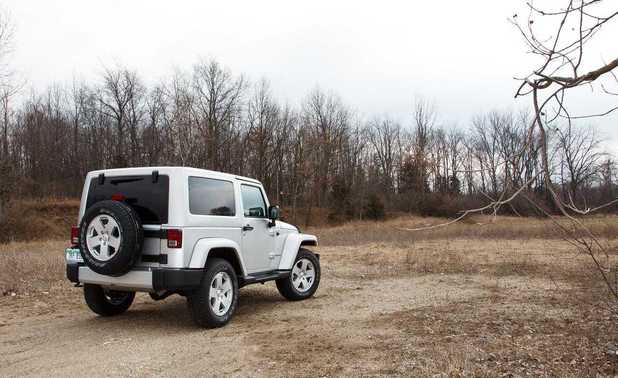 Wrangler Sahara Rear angle view Wrangler Sahara Rear angle view