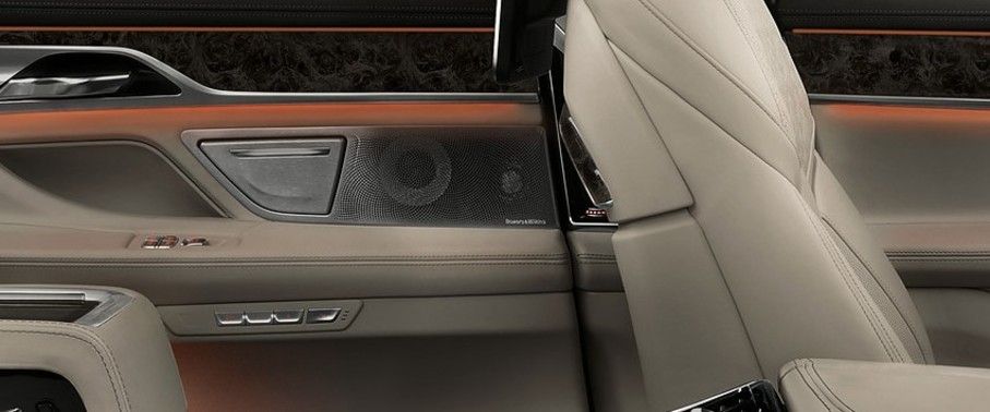 Speakers View of BMW 7 Series Sedan