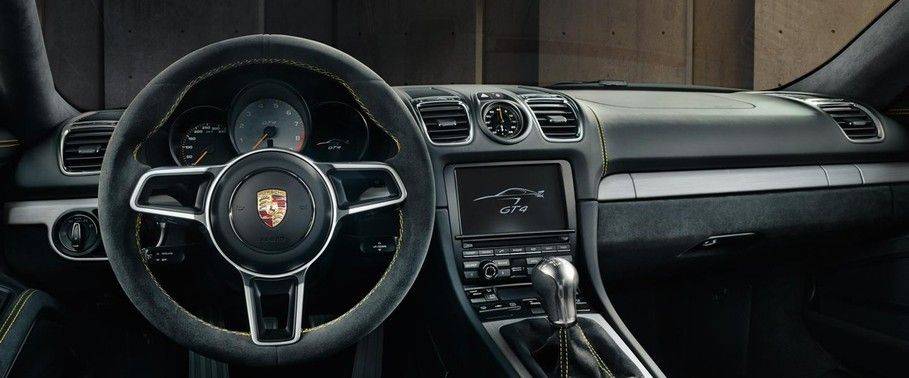 Dashboard View of Cayman GT4 Dashboard View of Cayman GT4