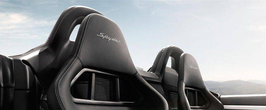 Boxster Spyder Front Seat Headrest Boxster Spyder Front Seat Headrest