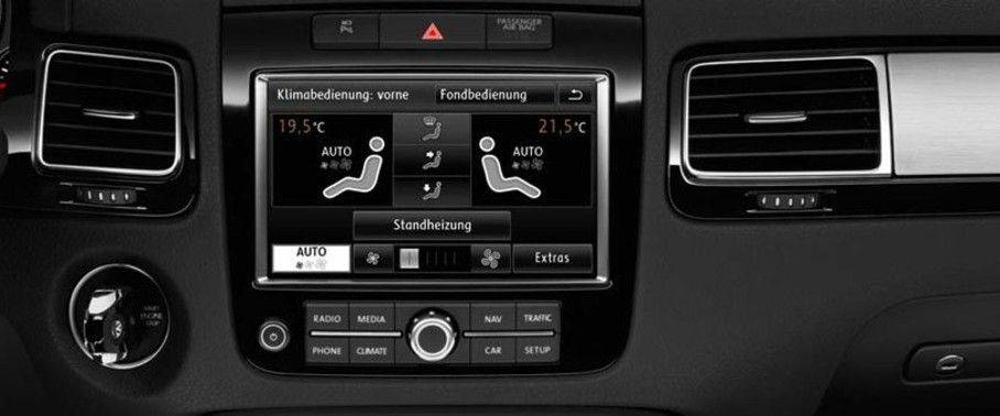 Front AC Controls of Volkswagen Touareg Front AC Controls of Volkswagen Touareg