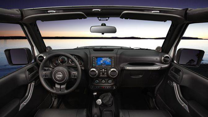 Dashboard View of Wrangler Unlimited Rubicon Dashboard View of Wrangler Unlimited Rubicon
