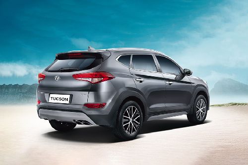 Tucson Rear angle view Tucson Rear angle view